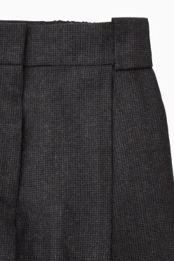 Clearance COS SZEROKIE KULOTY Z WEŁNIANEJ FLANELI – REGULAR FIT