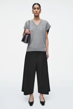 Fashion COS SZEROKIE SPODNIE DO KOSTEK Z WEŁNĄ