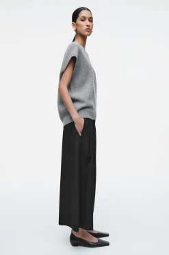 Fashion COS SZEROKIE SPODNIE DO KOSTEK Z WEŁNĄ