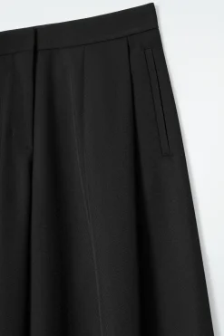 Fashion COS SZEROKIE SPODNIE DO KOSTEK Z WEŁNĄ