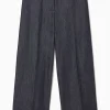 New COS SZEROKIE SPODNIE JEANSOWE