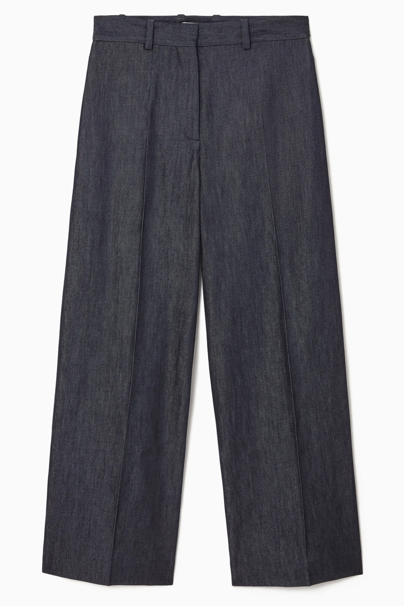 New COS SZEROKIE SPODNIE JEANSOWE