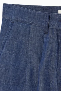 Outlet COS SZEROKIE SPODNIE JEANSOWE