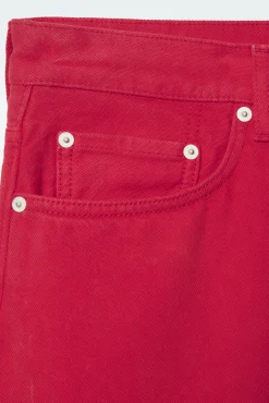 New COS SZEROKIE SPODNIE JEANSOWE Z TROCZKIEM