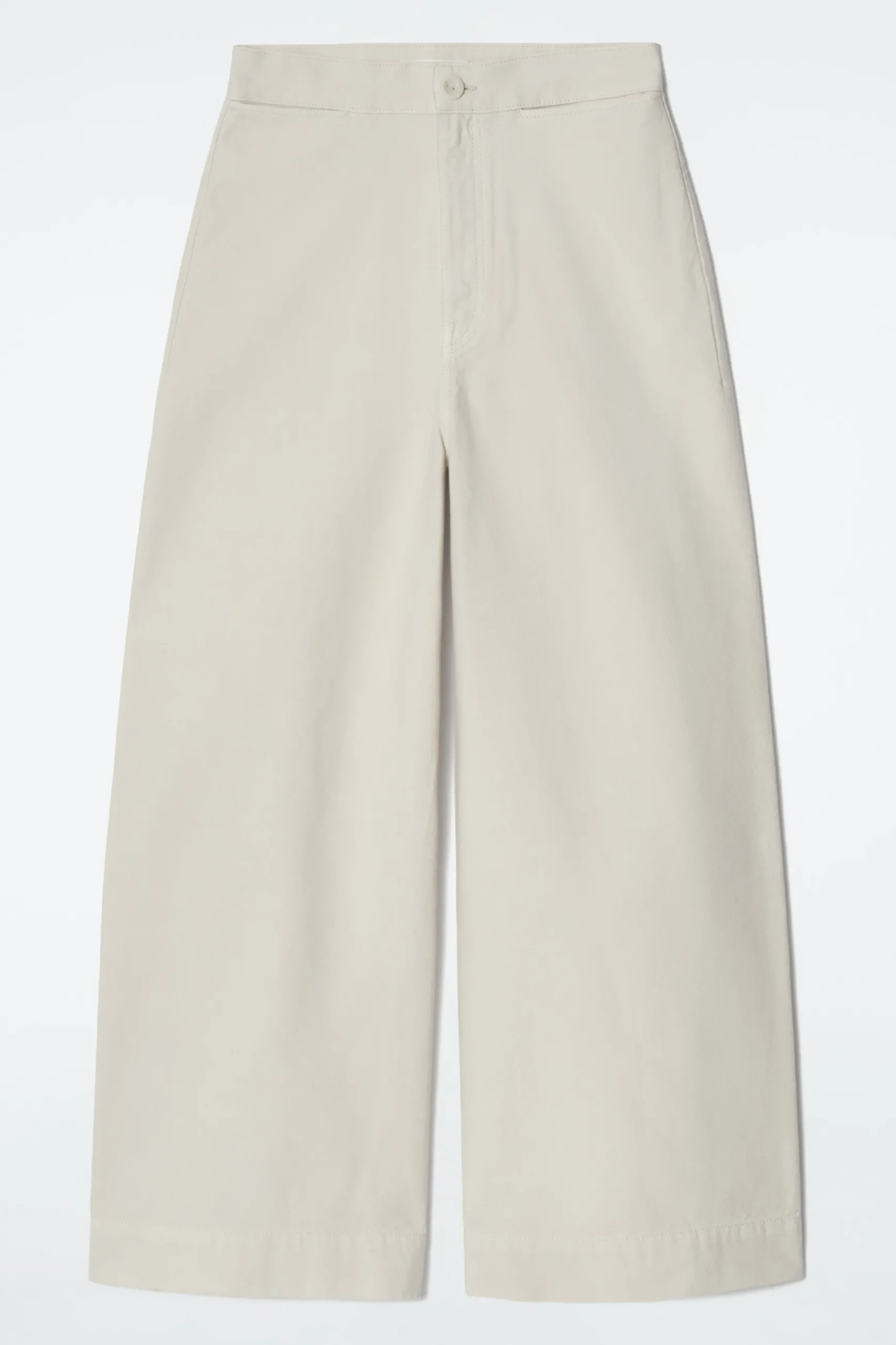 Discount COS SZEROKIE SPODNIE JEANSOWE