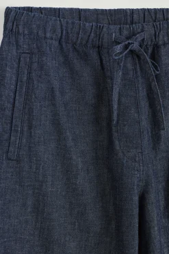 New COS SZEROKIE SPODNIE JEANSOWE Z ELASTYCZNĄ TALIĄ