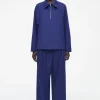 Fashion COS SZEROKIE SPODNIE Z DIAGONALU – RELAXED FIT
