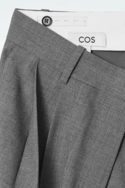 Hot COS SZEROKIE SPODNIE Z DIAGONALU – RELAXED FIT