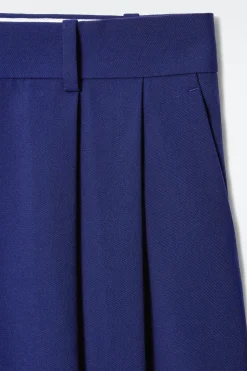 Fashion COS SZEROKIE SPODNIE Z DIAGONALU – RELAXED FIT
