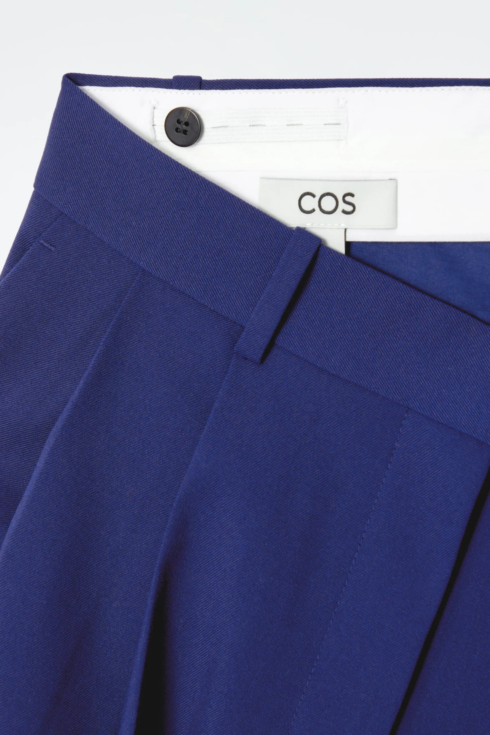 Fashion COS SZEROKIE SPODNIE Z DIAGONALU – RELAXED FIT