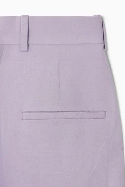 Clearance COS SZEROKIE SPODNIE Z LNEM