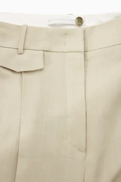 Outlet COS SZEROKIE SPODNIE Z LNEM