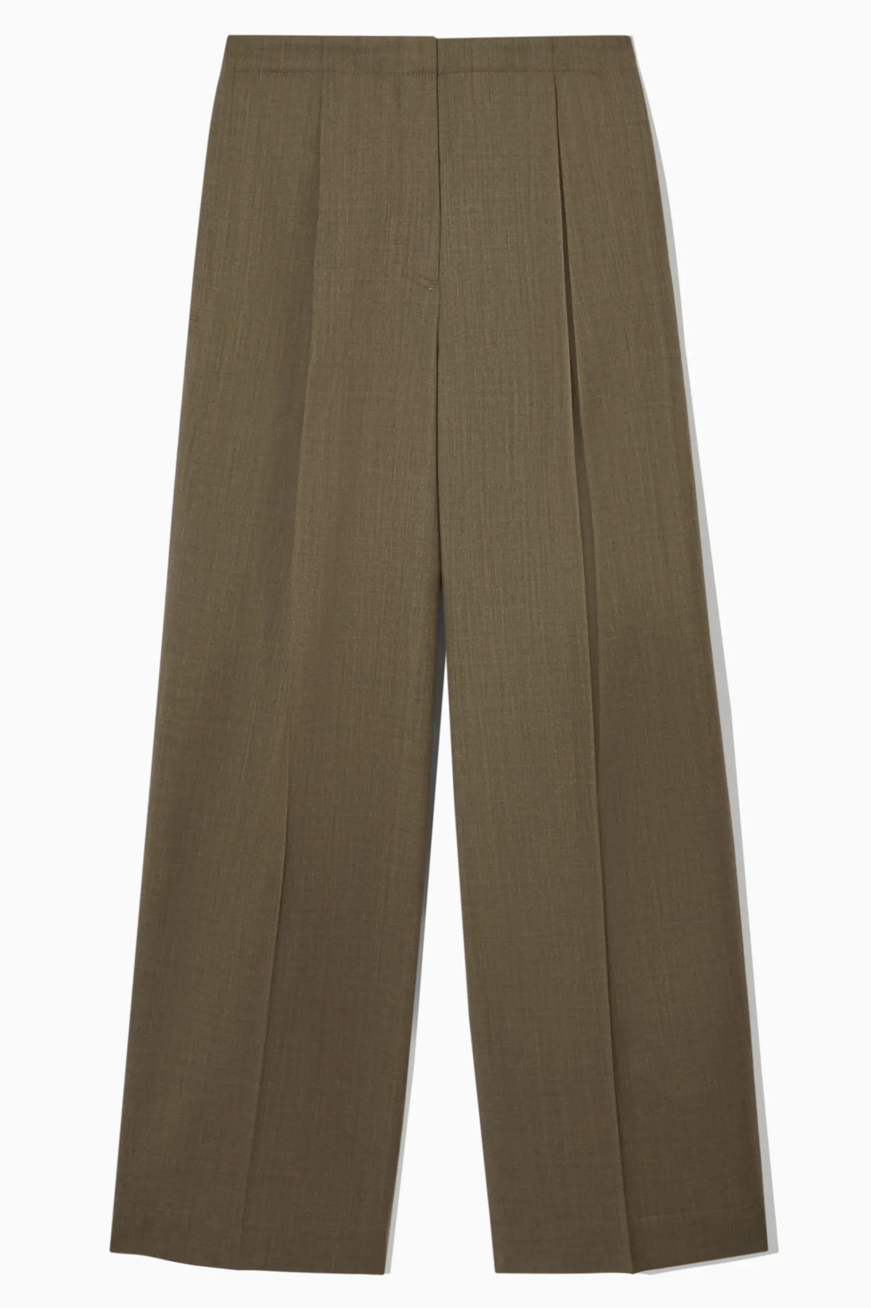Clearance COS SZEROKIE WEŁNIANE SPODNIE – RELAXED FIT