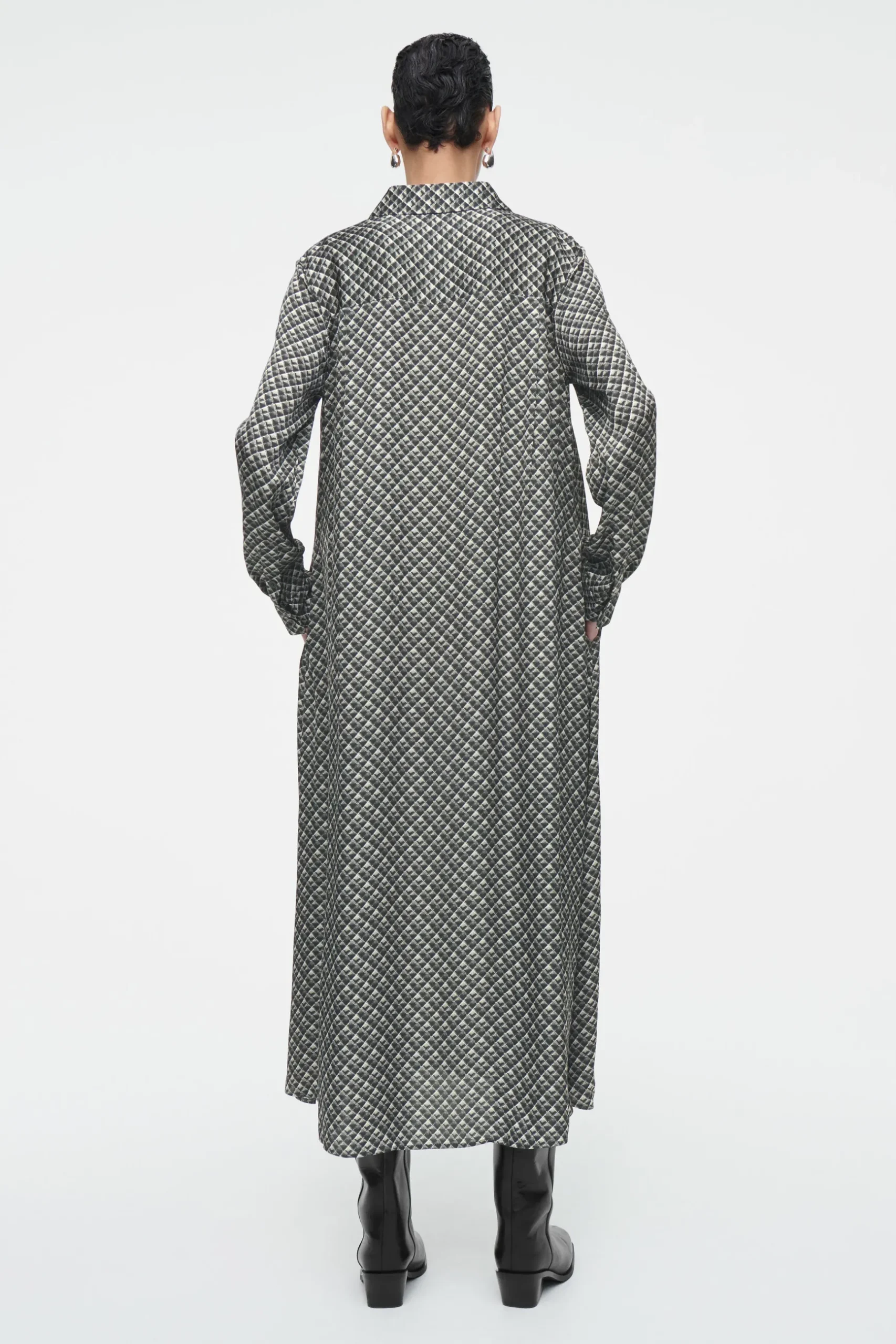 Best COS SZMIZJERKA MAXI W GEOMETRYCZNY WZÓR