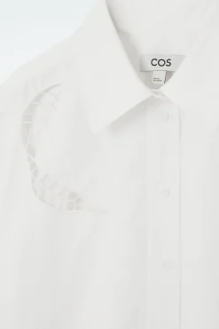 Discount COS SZMIZJERKA MIDI Z HAFTEM ANGIELSKIM