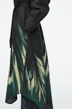 Fashion COS SZMIZJERKA Z PASKIEM I NADRUKIEM