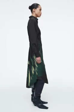 Fashion COS SZMIZJERKA Z PASKIEM I NADRUKIEM