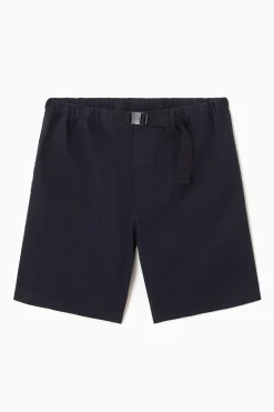 New COS SZORTY W STYLU UTILITY Z PASKIEM Granatowy