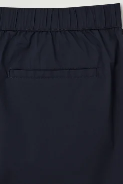 Outlet COS SZORTY Z BAWEŁNĄ Z ELASTYCZNĄ TALIĄ Granatowy