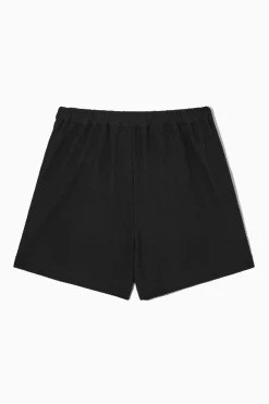 New COS SZORTY Z DZIANINY BOUCLÉ