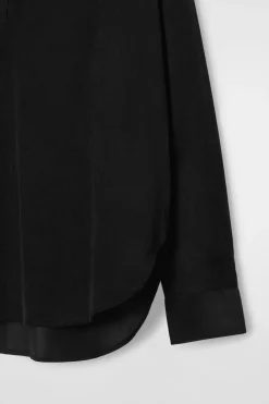 Best COS SZTRUKSOWA KOSZULA Z PÓŁPLISĄ – RELAXED FIT