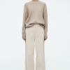 New COS SZTRUKSOWE JEANSY „TIDE” Z SZEROKIMI NOGAWKAMI