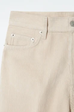 New COS SZTRUKSOWE JEANSY „TIDE” Z SZEROKIMI NOGAWKAMI