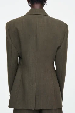 Online COS TALIOWANA DWURZĘDOWA MARYNARKA Z WEŁNĄ – SLIM FIT