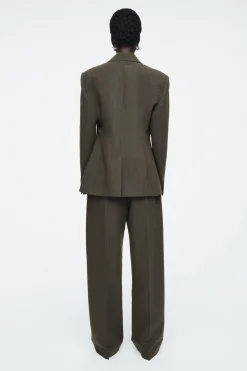 Online COS TALIOWANA DWURZĘDOWA MARYNARKA Z WEŁNĄ – SLIM FIT