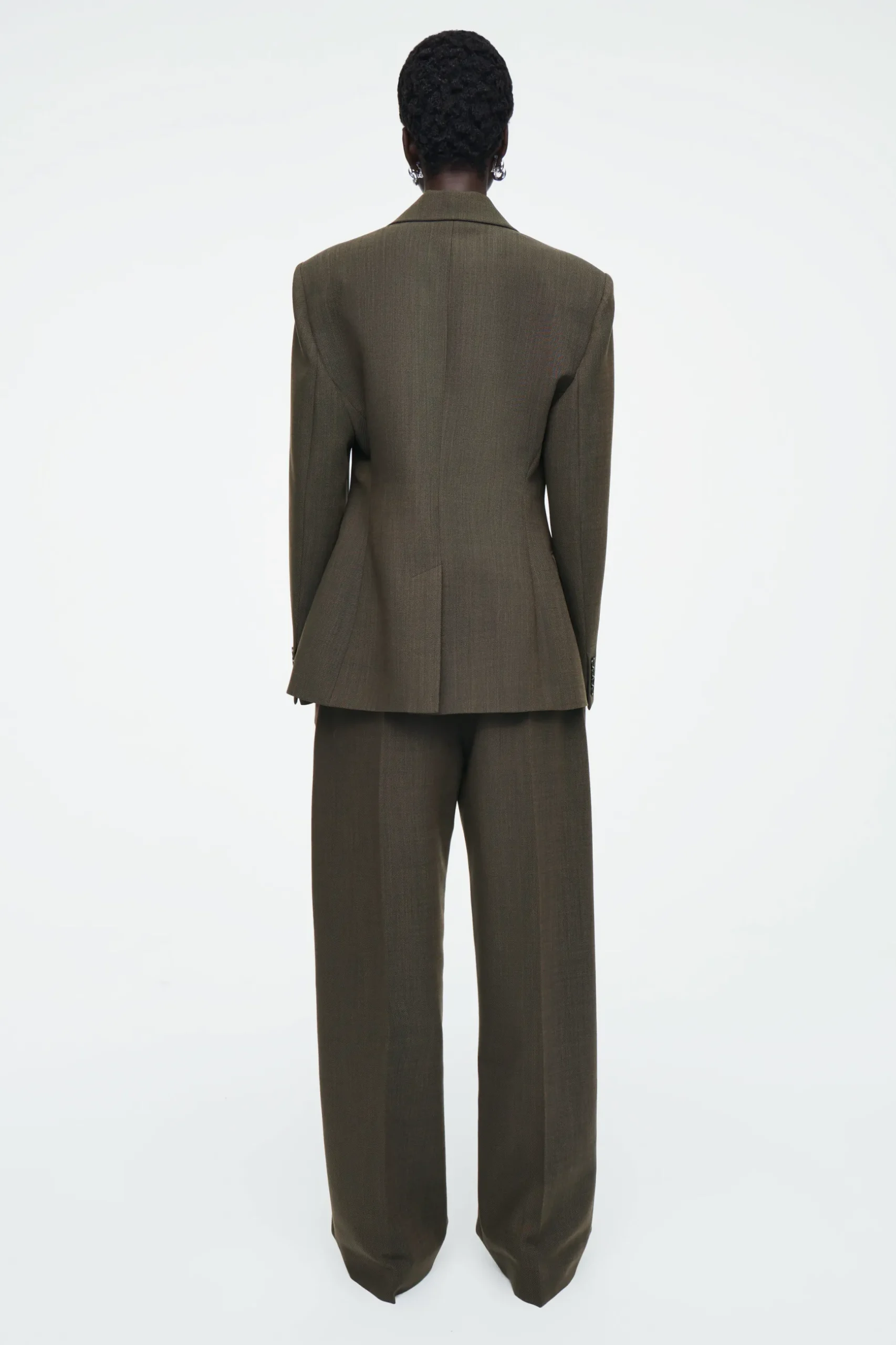 Online COS TALIOWANA DWURZĘDOWA MARYNARKA Z WEŁNĄ – SLIM FIT