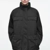 New COS TALIOWANA KURTKA W STYLU UTILITY