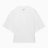 Hot COS TALIOWANY T-SHIRT Z WYSOKIM DEKOLTEM
