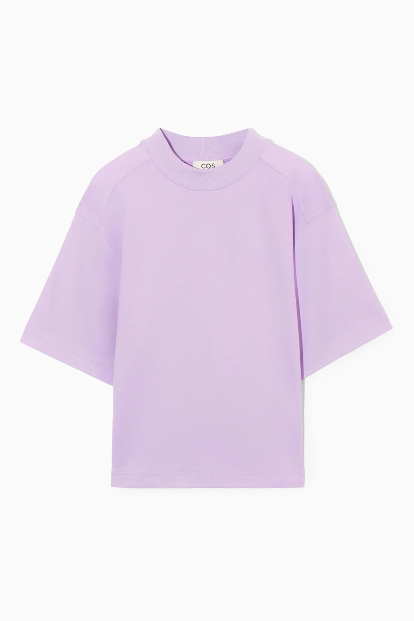 Fashion COS TALIOWANY T-SHIRT Z WYSOKIM DEKOLTEM
