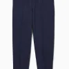 Hot COS TAPERED TEXTUREDSEERSUCKER TROUSERS