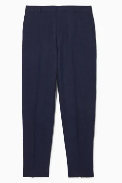Hot COS TAPERED TEXTUREDSEERSUCKER TROUSERS