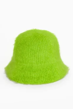 Clearance COS TEXTURED KNITTED BUCKET HAT Green