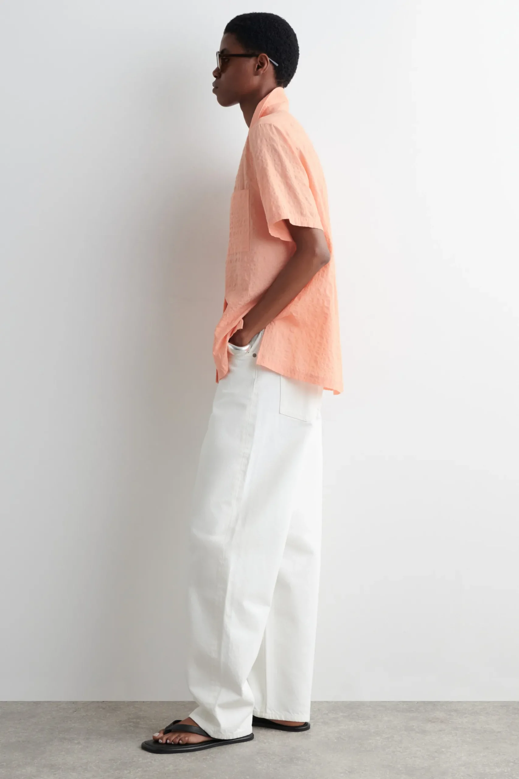 Outlet COS TEXTURED RESORT SHIRT
