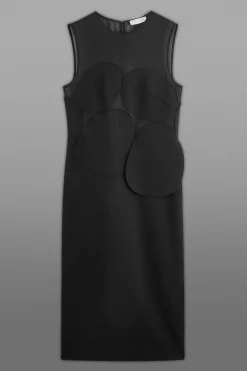 Online COS THE APPLIQUÉD WOOL DRESS