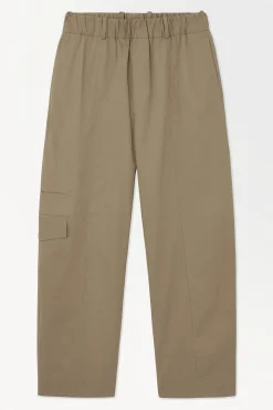 Hot COS THE BARRELLEG CARGO TROUSERS Beige
