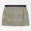 Online COS THE BELTED RAFFIA MINI SKIRT