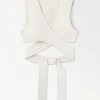 New COS THE LEATHER WRAP TANK TOP