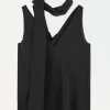 Best COS THE SILK SCARF TOP