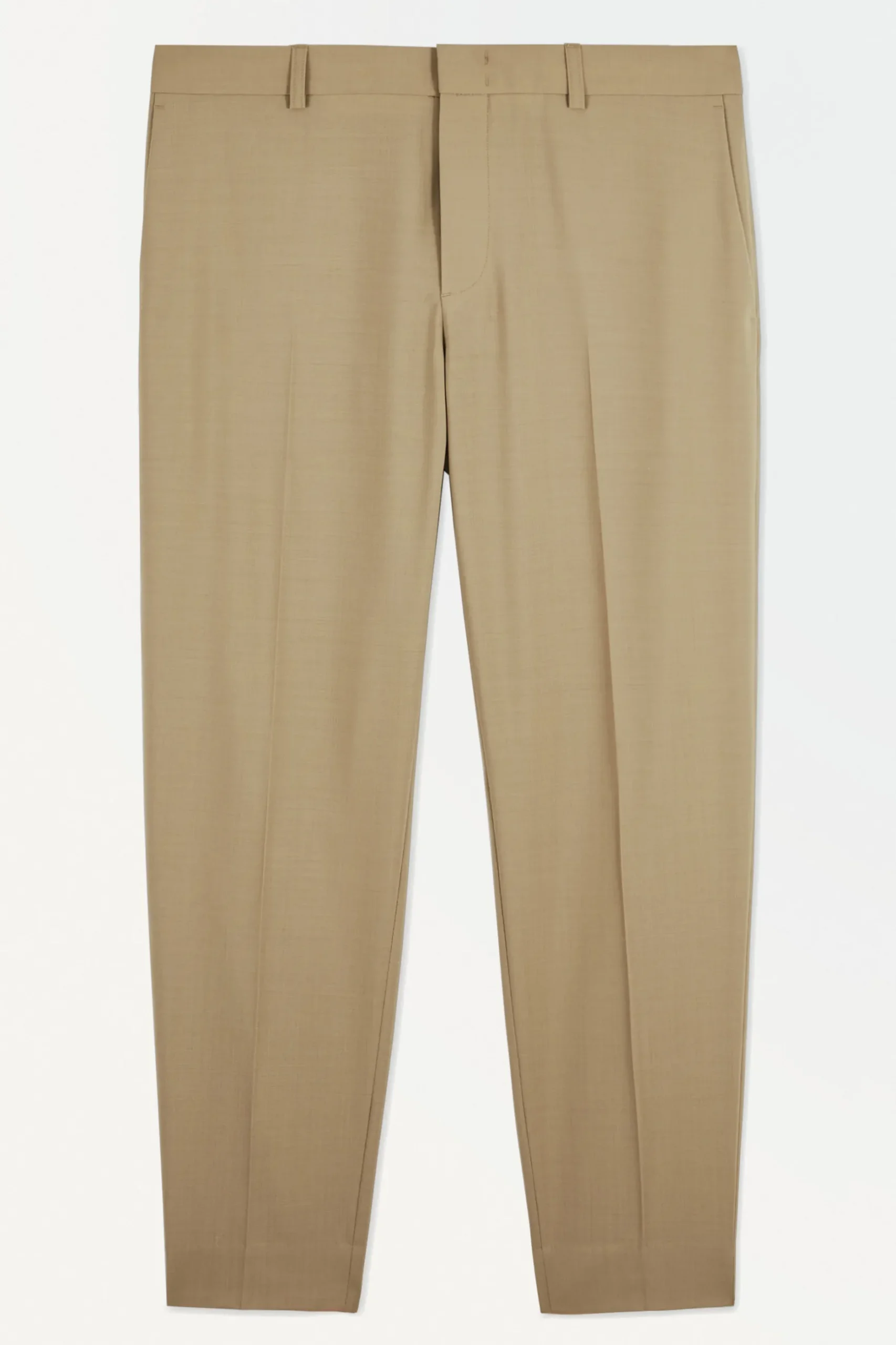 Clearance COS THE STRAIGHTLEG WOOL TROUSERS Beige