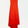 Clearance COS THE VNECK LINEN MAXI DRESS