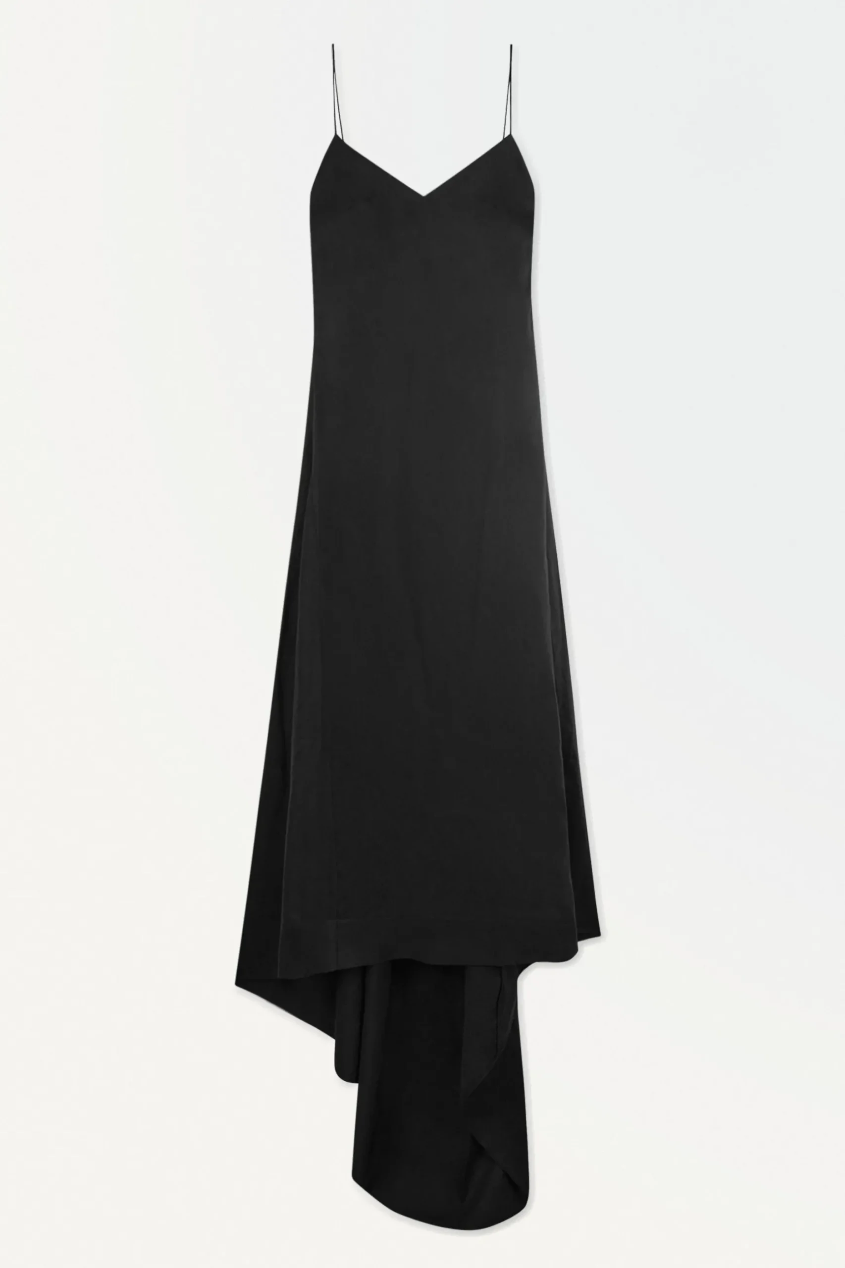 New COS THE VNECK LINEN MAXI DRESS