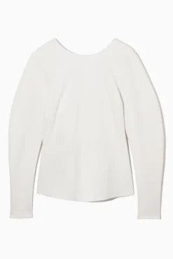 New COS TIEBACK LONGSLEEVED TOP