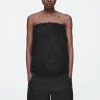 Best COS TOP BANDEAU Z PIÓRAMI