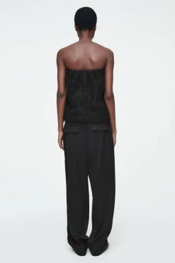 Best COS TOP BANDEAU Z PIÓRAMI