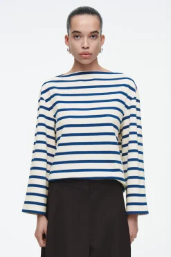 Fashion COS TOP W PASKI Z DEKOLTEM W ŁÓDECZKĘ