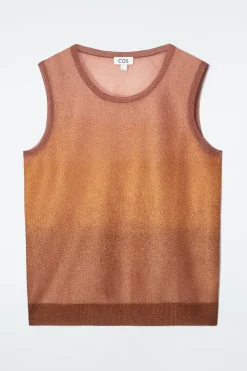New COS TOP Z CIENKIEJ DZIANINY Z EFEKTEM OMBRE